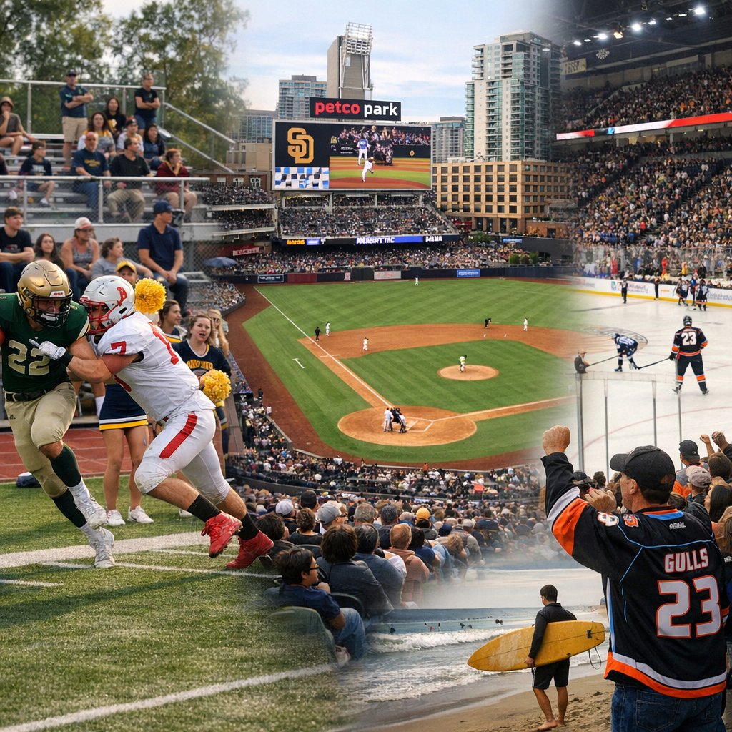 San Diego’s Sports Scene: A Thriving Community from High School Fields to Professional Arenas